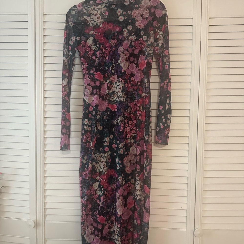 AFRM Multicolor Floral Maxi Dress